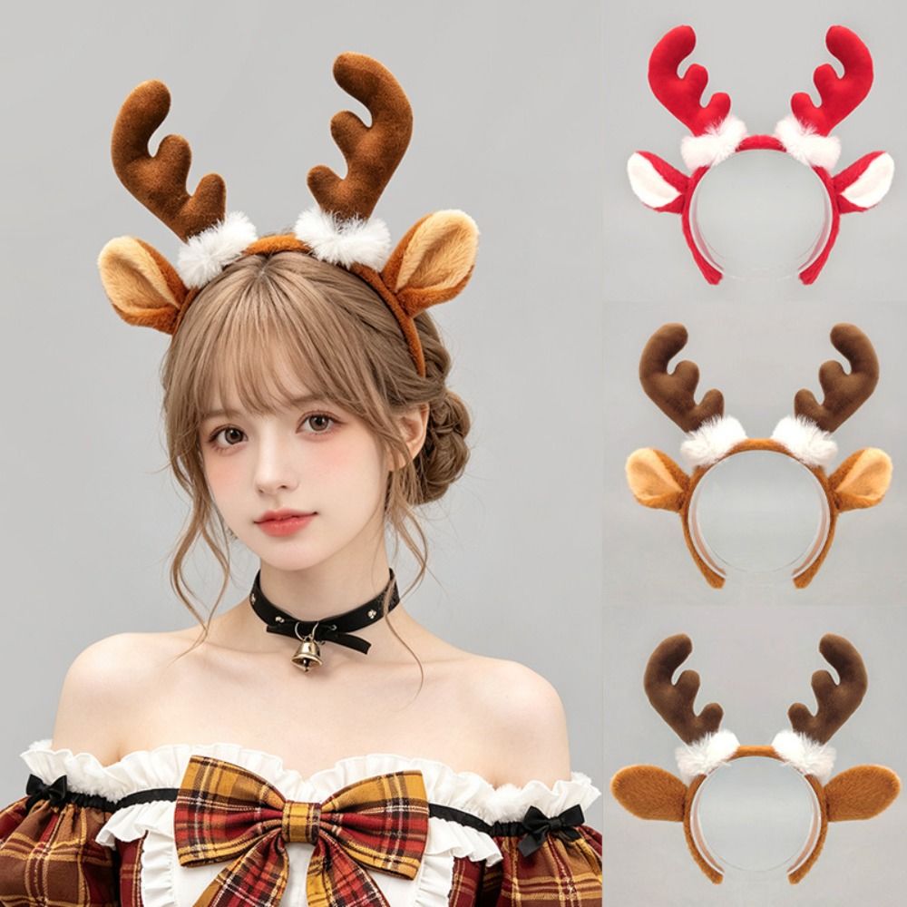 إكسسوار شعر كرتوني لطيف على شك - مراجعة Reindeer Antlers Headband وسعره