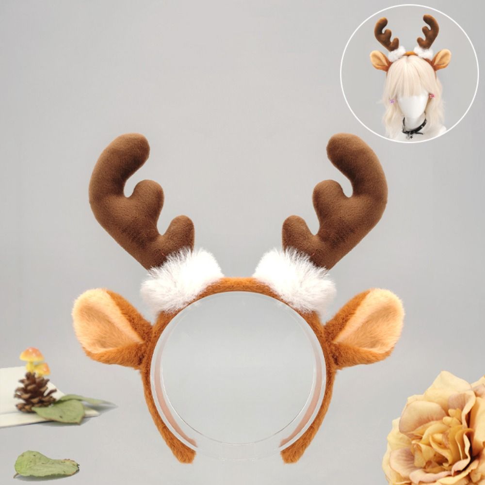 إكسسوار شعر كرتوني لطيف على شك - مراجعة Reindeer Antlers Headband وسعره