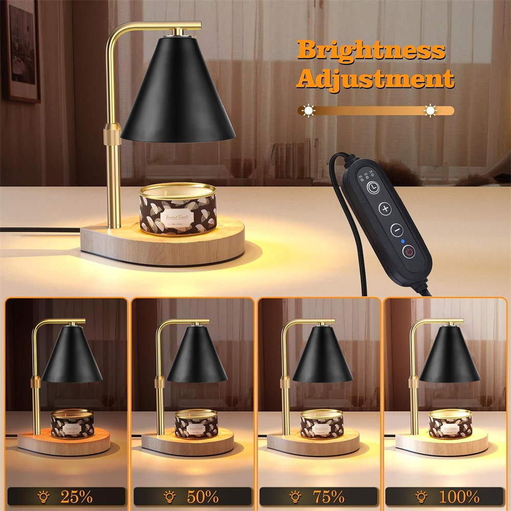 مصباح تسخين الشموع الأسود مع م - مراجعة Holiday Candle Set وسعره
