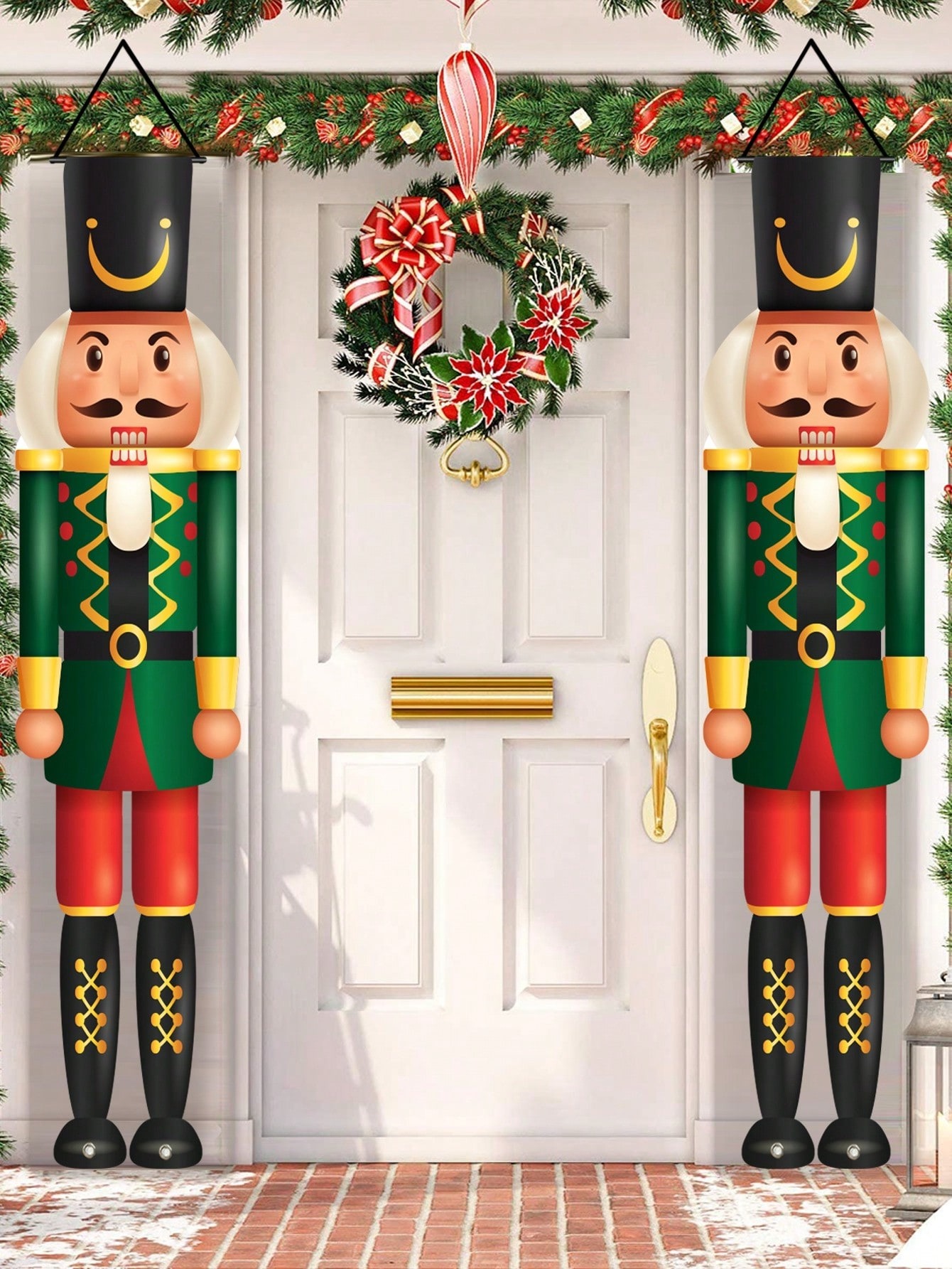 لافتة عيد الميلاد للشرفة مطبوع - مراجعة Nutcracker Figurine وسعره