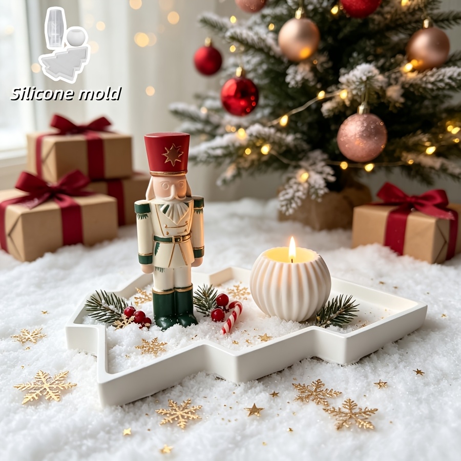 3 قطع قوالب سيليكون على شكل جن - مراجعة Nutcracker Figurine وسعره