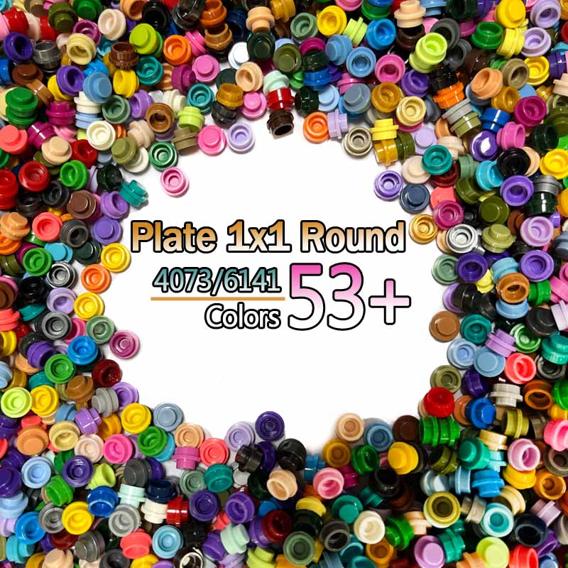 لوحة مستديرة 1x1 Pixel بها بنف - مراجعة Lego Set City وسعره