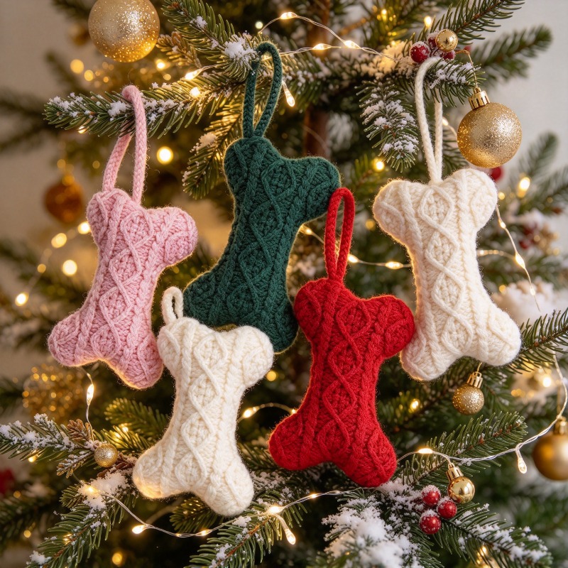 زينة عيد الميلاد على شكل عظمة  - مراجعة Christmas Stocking Hanging وسعره